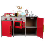 UKR – European Kitchen Red Wooden – Red