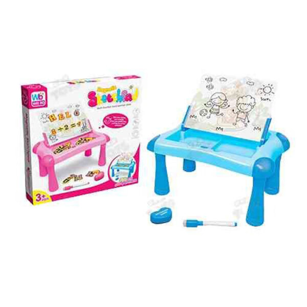 UKR – Magnetic Sketchpad Desk Blue – Blue