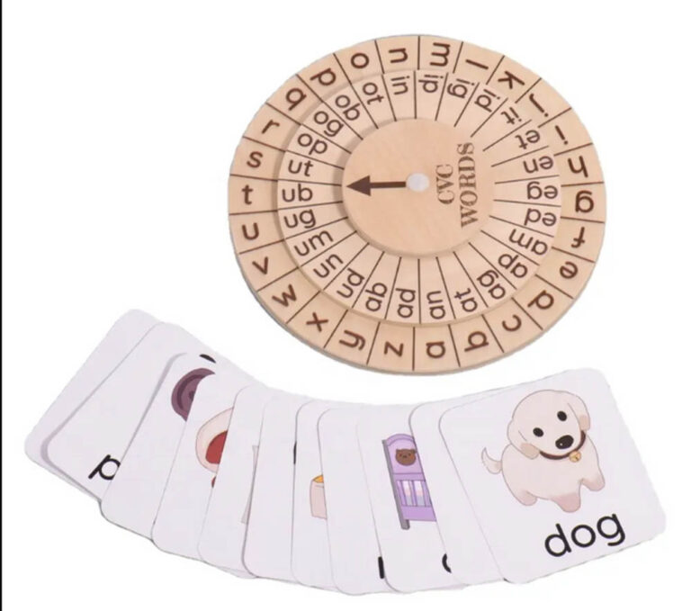 Ukr - Montessori Clock 3 Letter Words