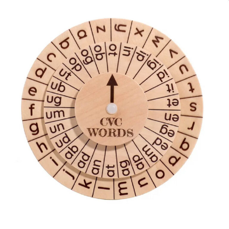 Ukr - Montessori Clock 3 Letter Words