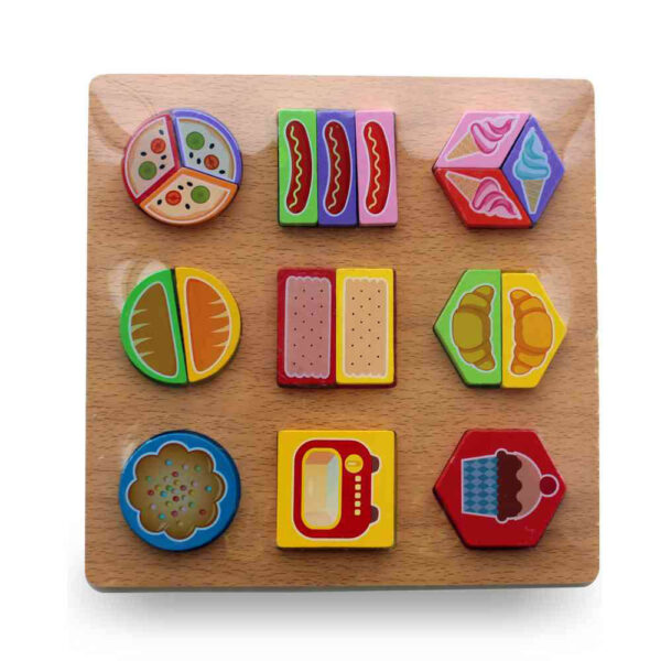 UKR – Paired Shape Puzzle Food