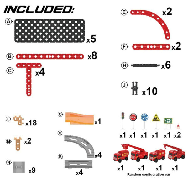 UKR – Parking Track Red – Red