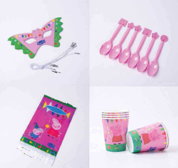 UKR – Peppa Party Set – Pink