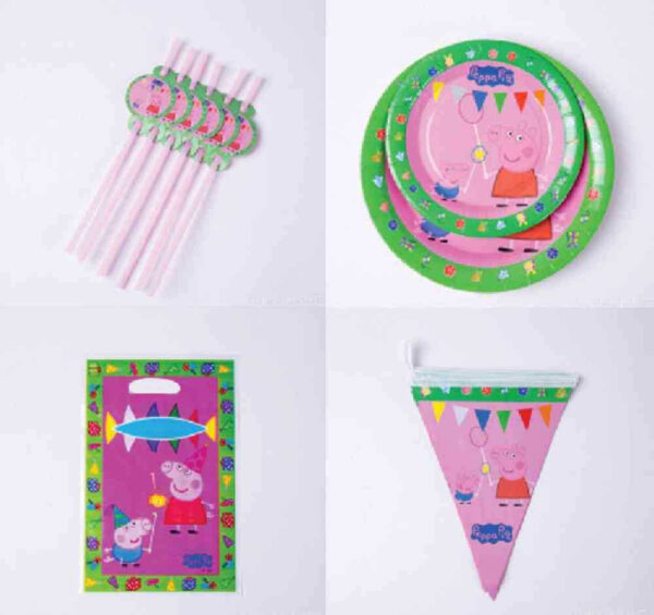UKR – Peppa Party Set – Pink