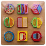 UKR – Paired Shape Puzzle Food