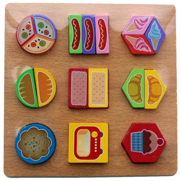 UKR – Paired Shape Puzzle Food