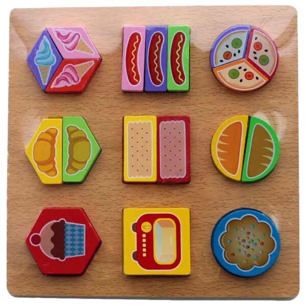 UKR – Paired Shape Puzzle Food