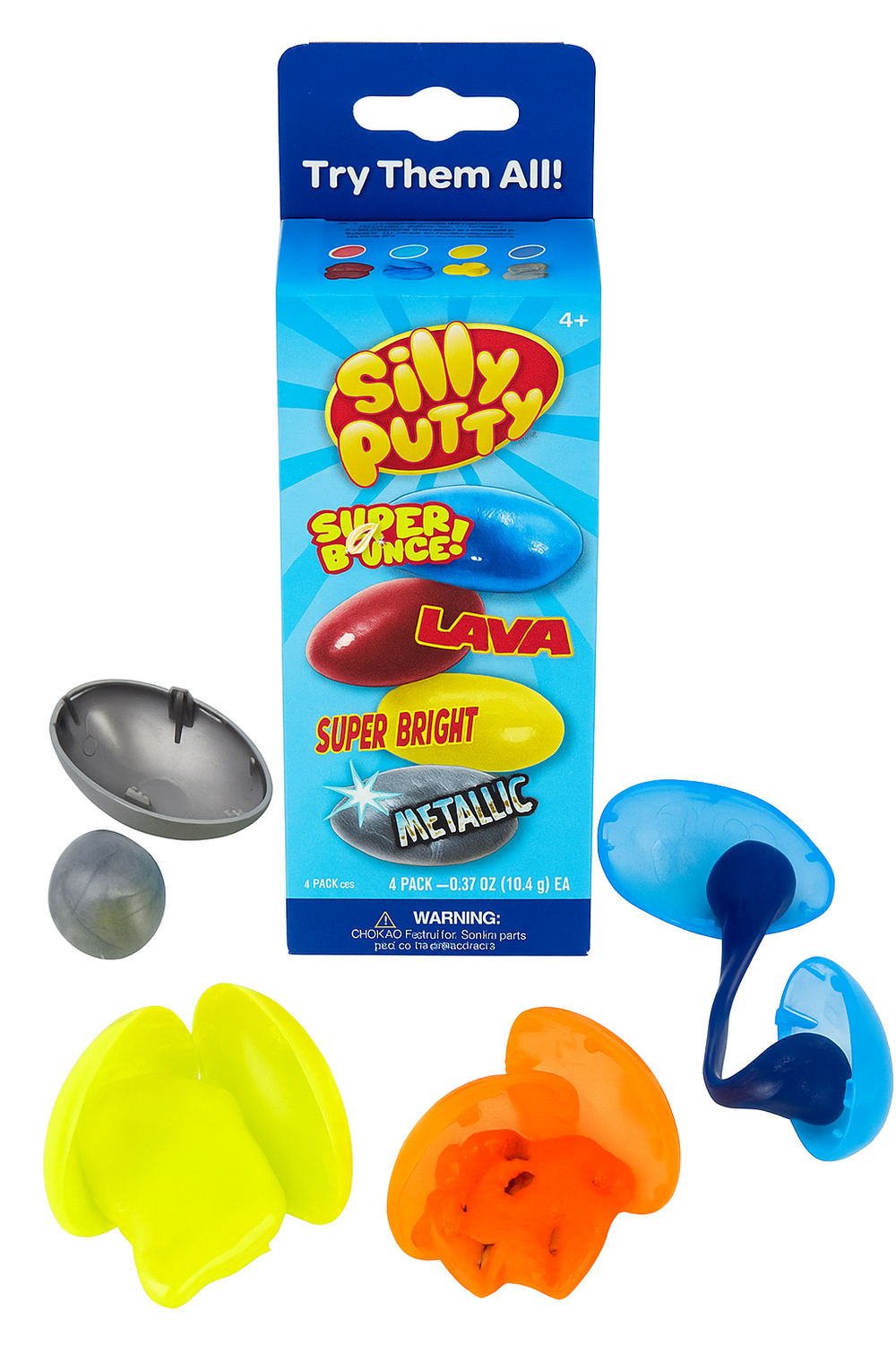 Crayola - Silly Putty Specialty Pack – 4 Count