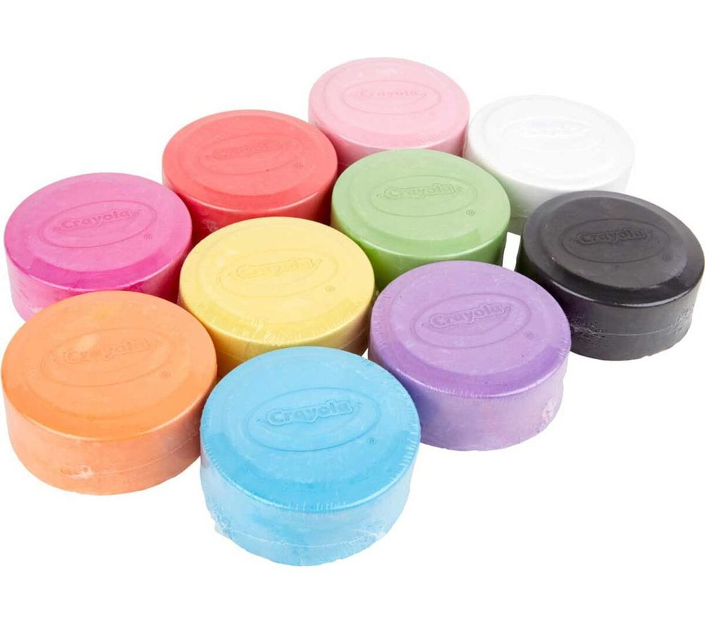 Crayola - Washable Sidewalk Chalk – 10 Vibrant Colors