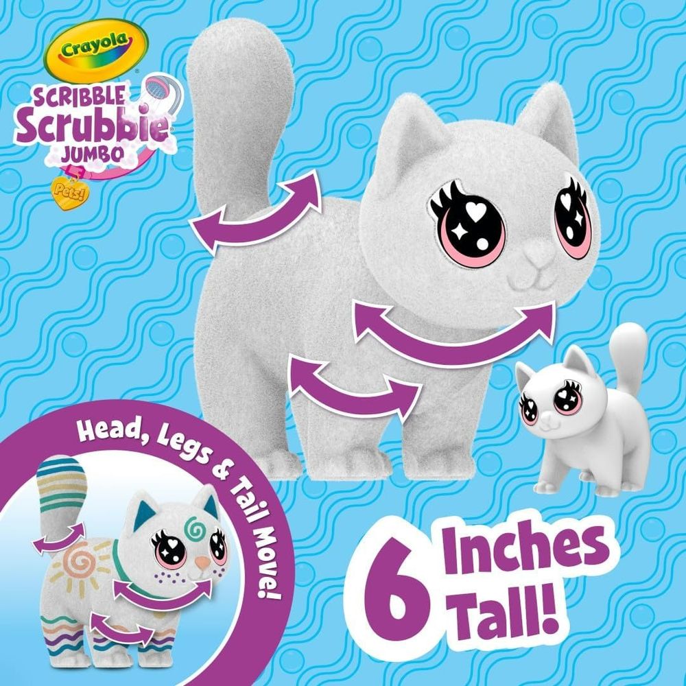 Crayola - Scribble Scrubbie Jumbo Pet , Ages 3+