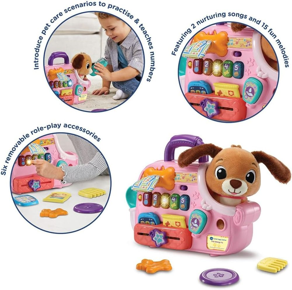 VTech – Baby Cutie Puppy Carrier – Interactive Role-Play Toy