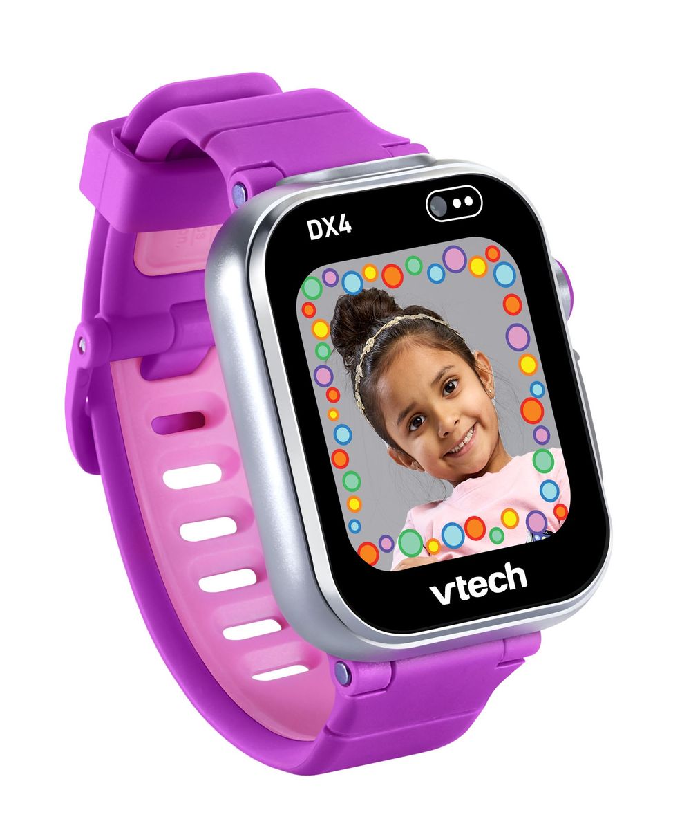 VTech – KidiZoom Smartwatch DX4 Purple – Camera & Games, Video Recorder, Voice Changer