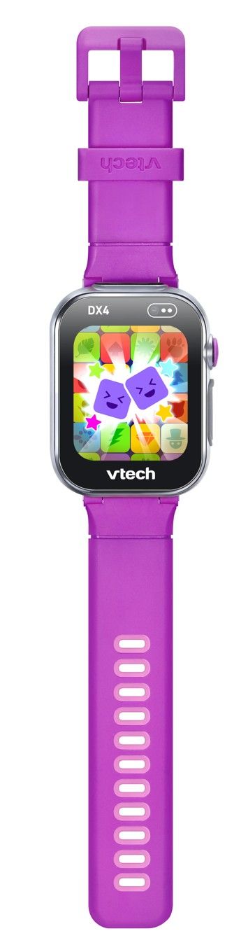 VTech – KidiZoom Smartwatch DX4 Purple – Camera & Games, Video Recorder, Voice Changer
