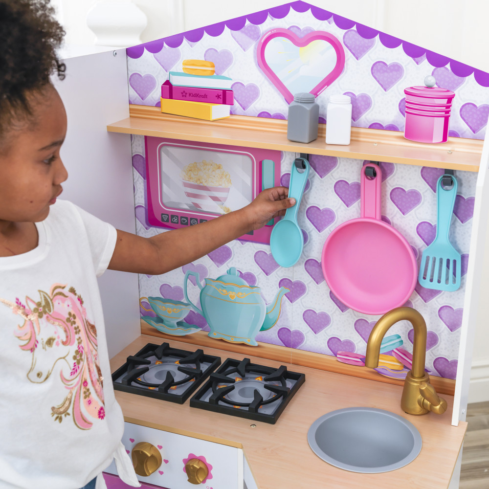 KidKraft- Kidkraft Sweet Snack Time Cart & Play Kitchen