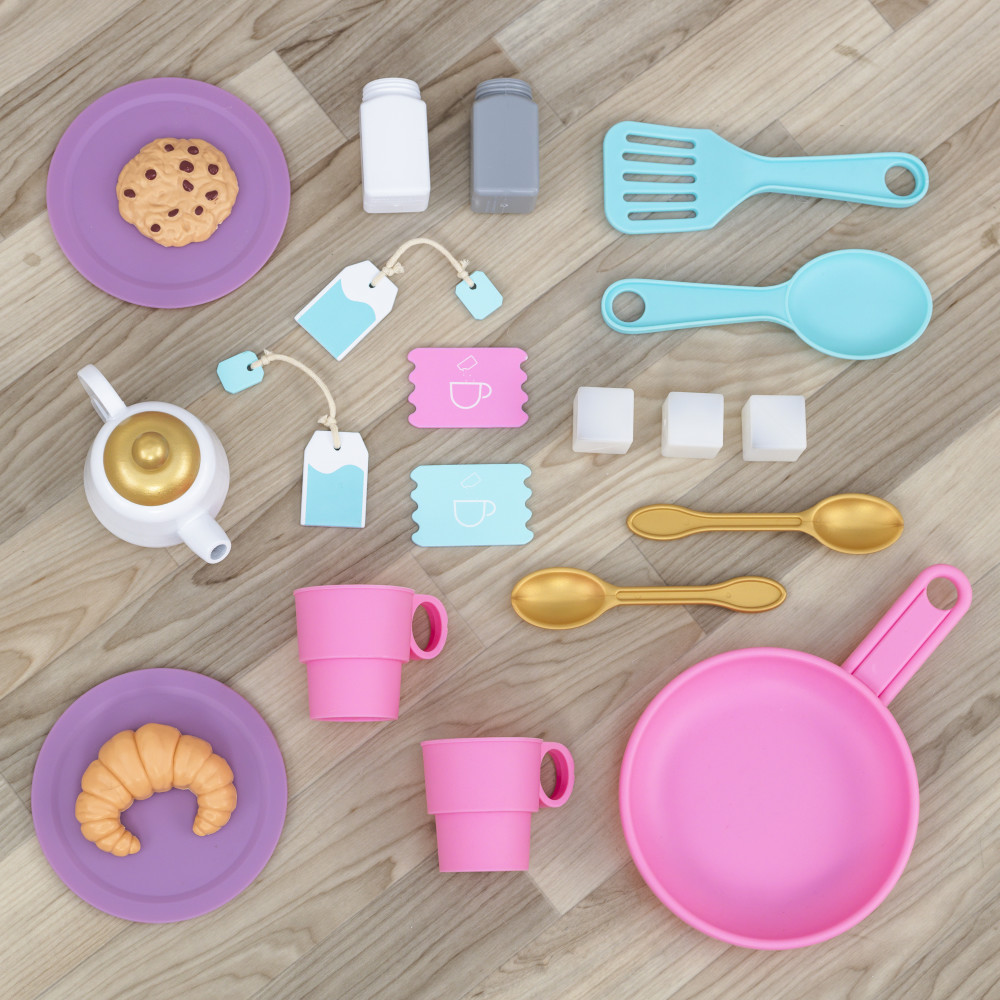 KidKraft- Kidkraft Sweet Snack Time Cart & Play Kitchen