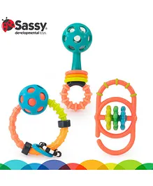Sassy Toys - My First Rattles Newborn Gift Set