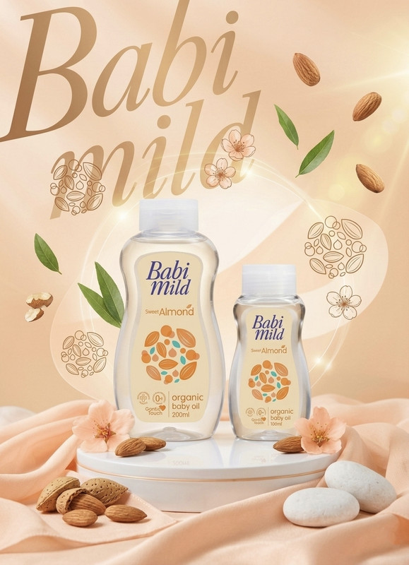 Babi Mild - Oil Ultra Mild Sweet Almond Organic - 200ml
