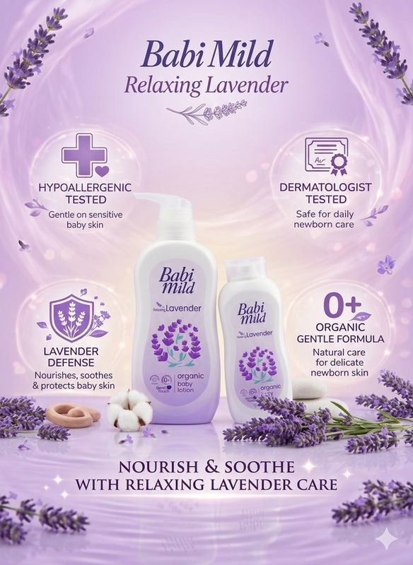 Babi Mild – Lotion Relaxing Lavender Organic - 180ml