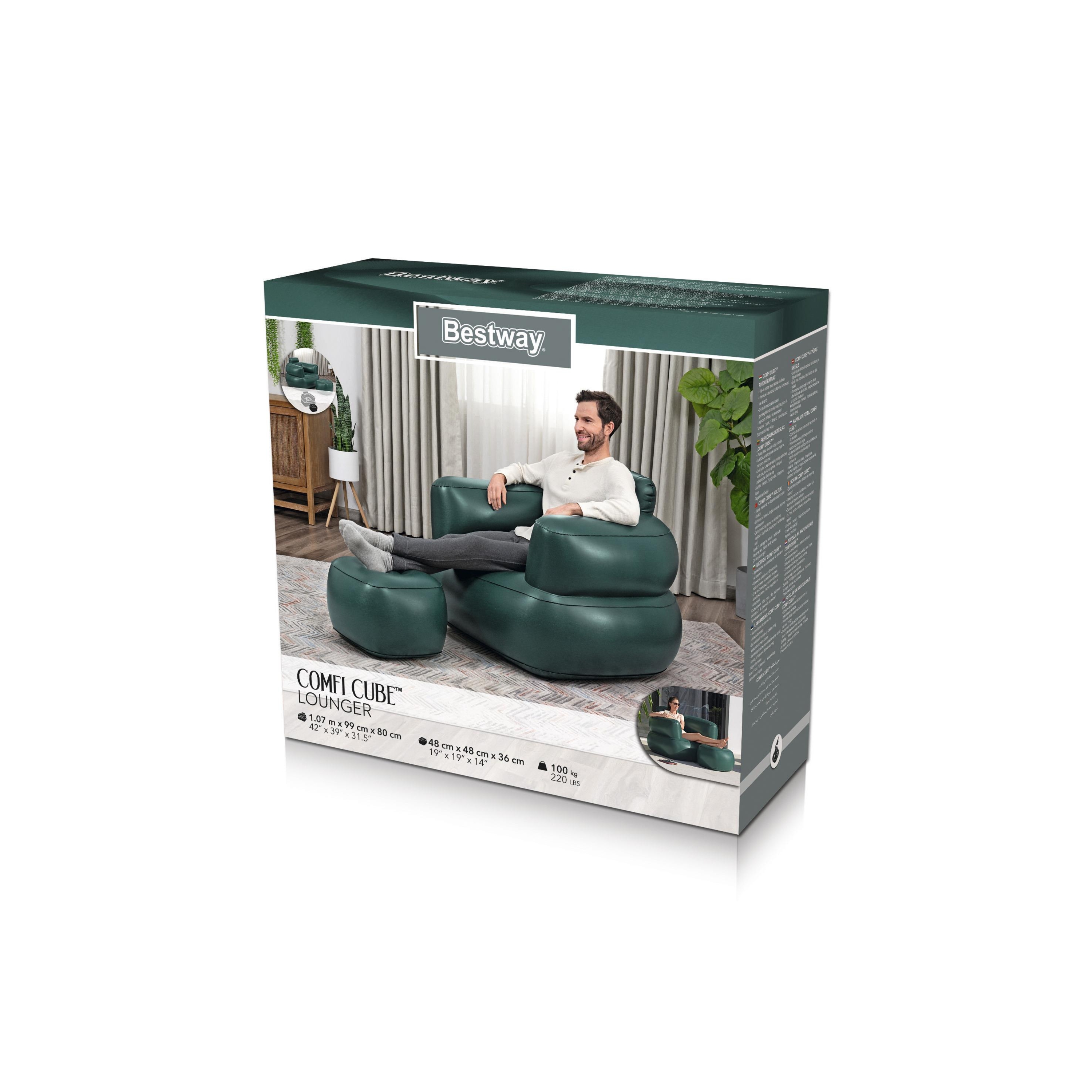 Bestway Airchair Comfi Cube Lounger 107X99X80