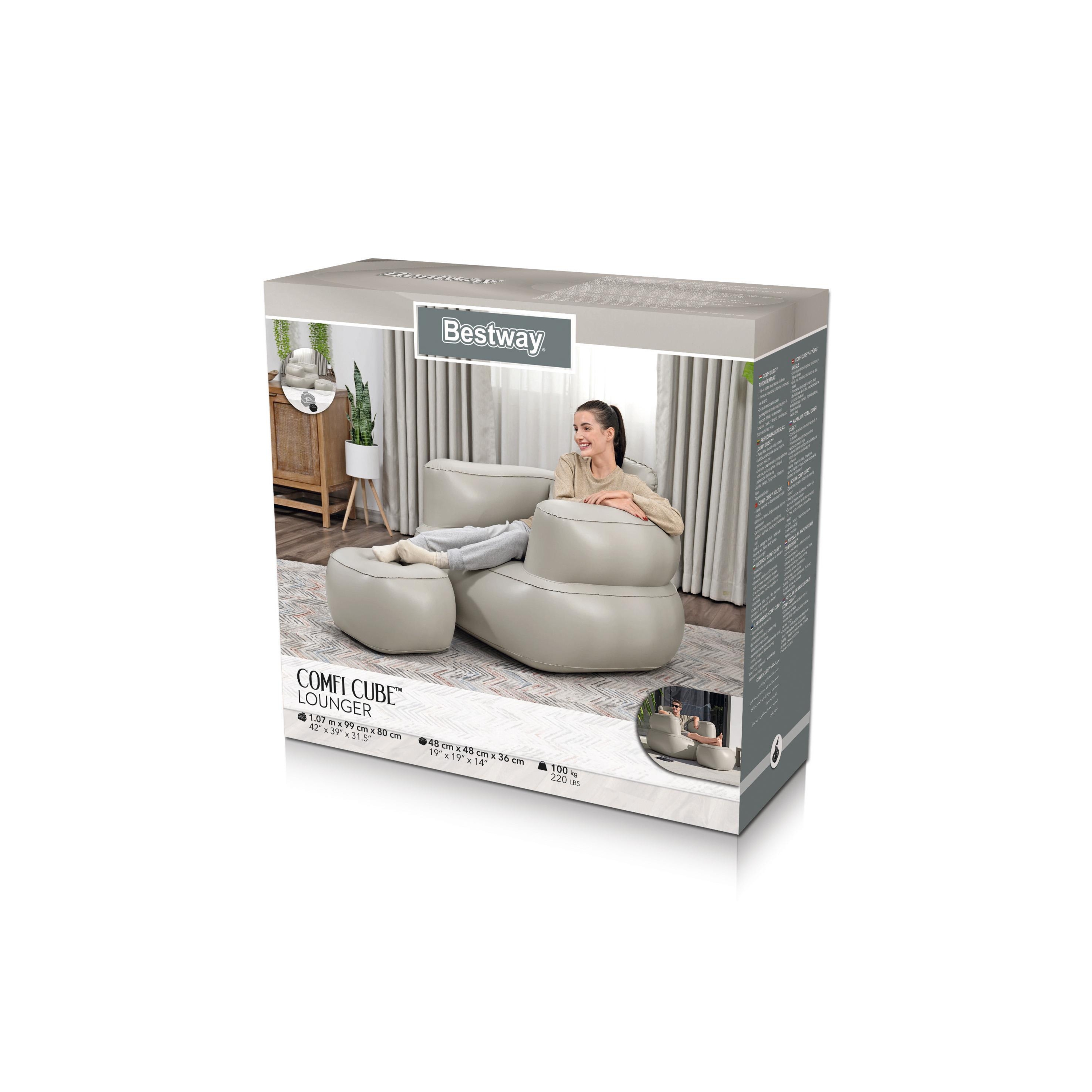 Bestway Airchair Comfi Cube Lounger 107X99X80