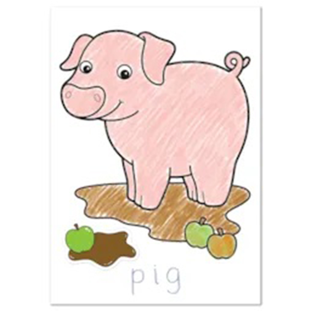 Farmyard Sticker Colouring Book