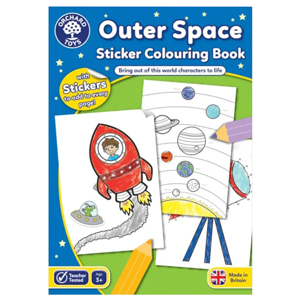 Outer Space Colouring Book