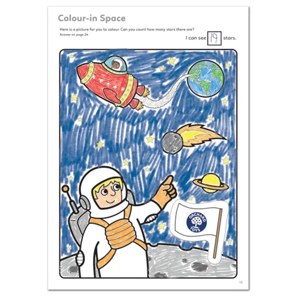 Outer Space Colouring Book