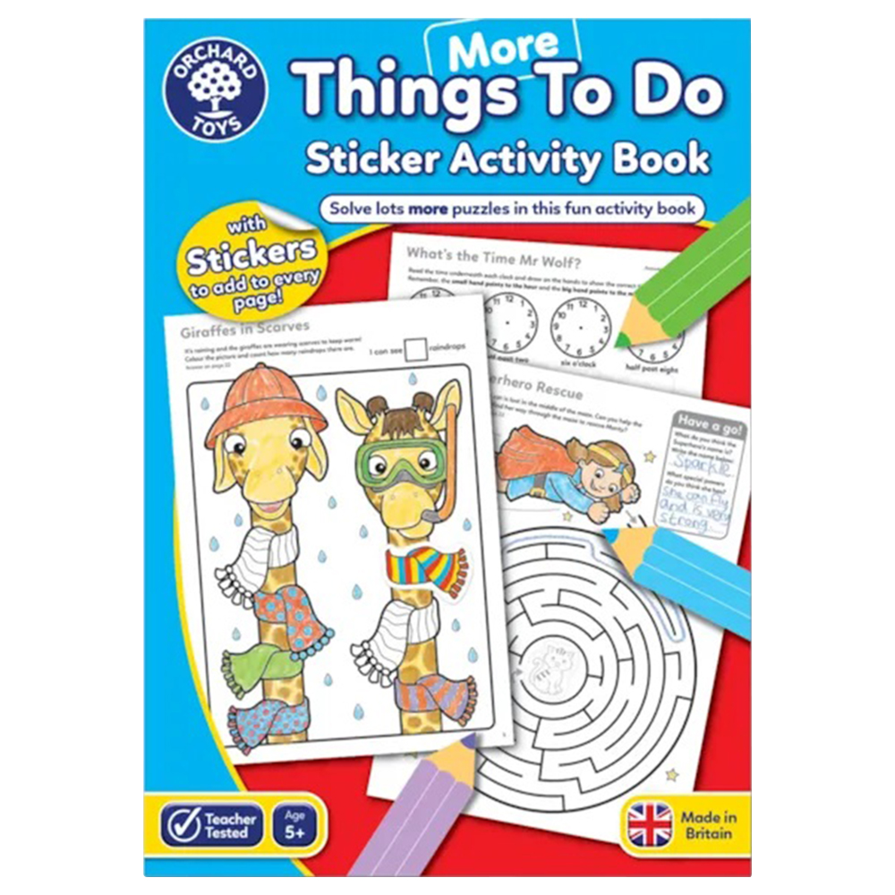 More Things To Do Colouring Book