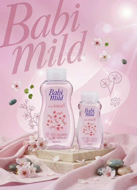 Babi Mild - Oil Ultra Mild White Sakura Organic - 200ml
