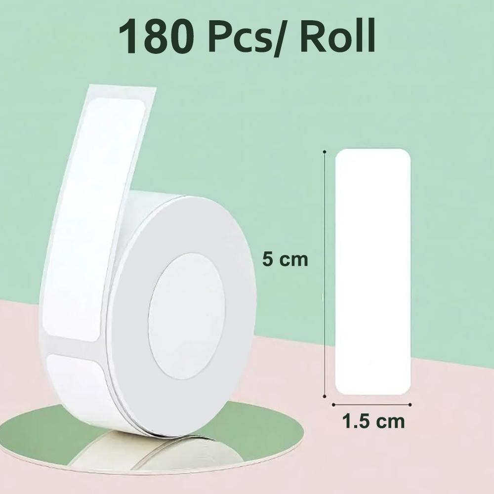 Eazy Kids – Mini Label Maker Printer Rolls – Set of 3 – White