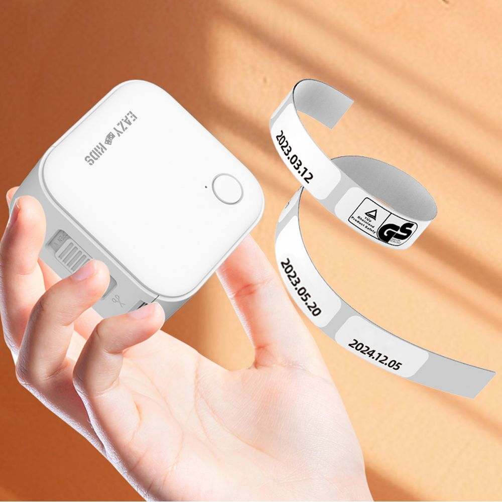 Eazy Kids – Mini Label Maker Printer with 180 Labels Roll – Green