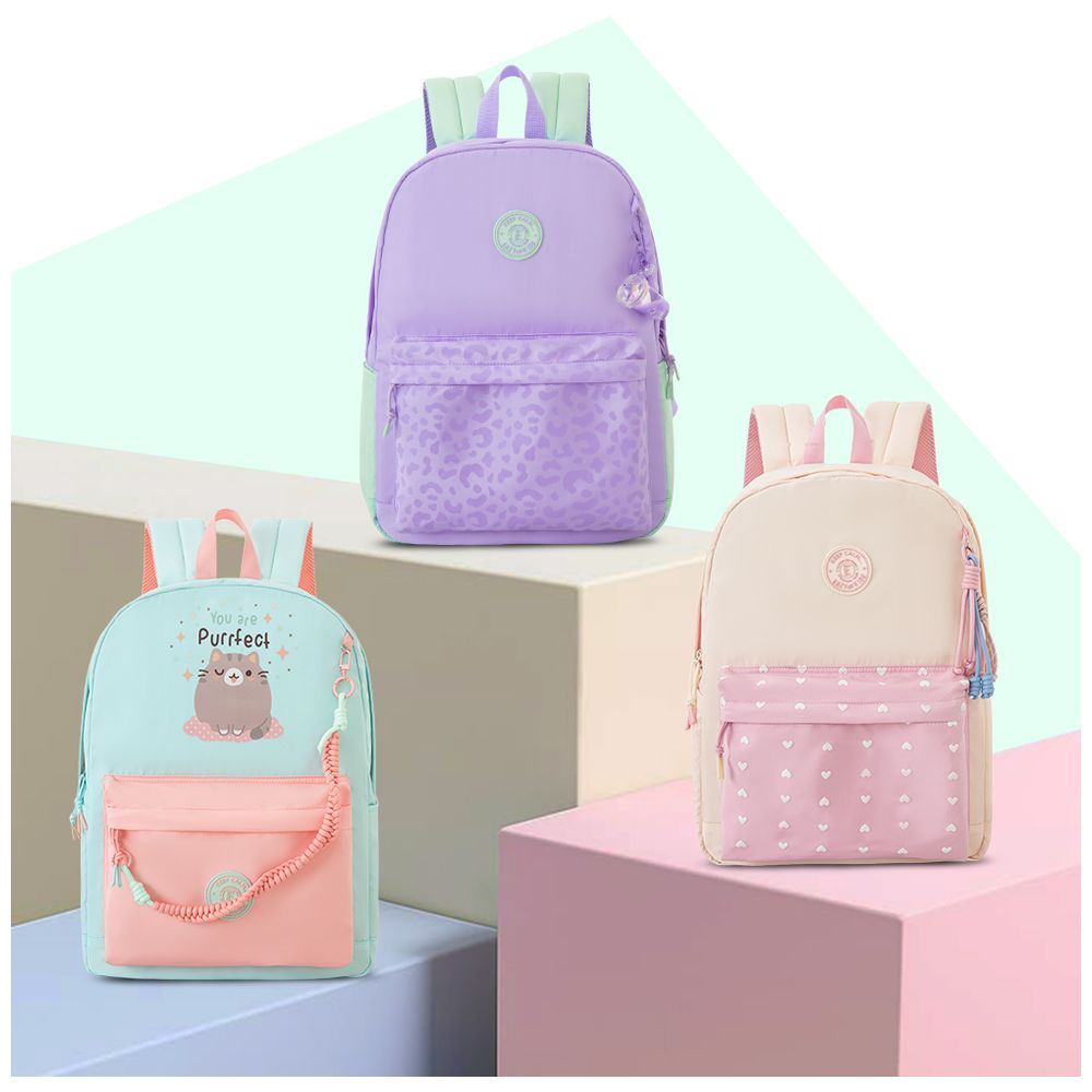Eazy Kids Personalized 16.5” School Backpack with Laptop Compartment – Lightweight Design,Glow Backpack