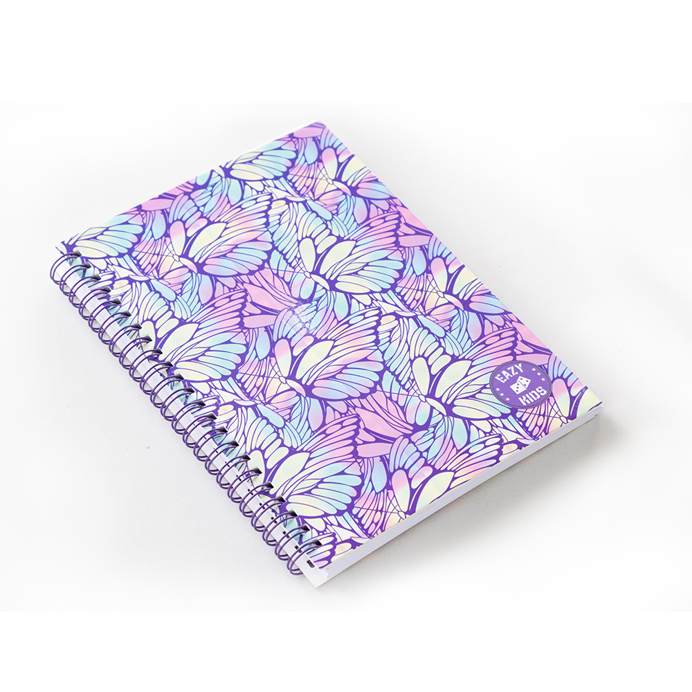 Eazy Kids – Spiral Diary – Butterfly Purple