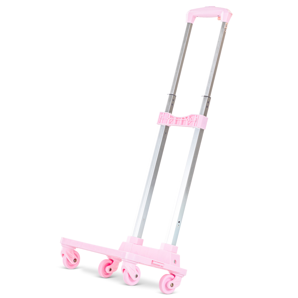 Eazy Kids – 4 Wheel School Bag – Trolley – Pink