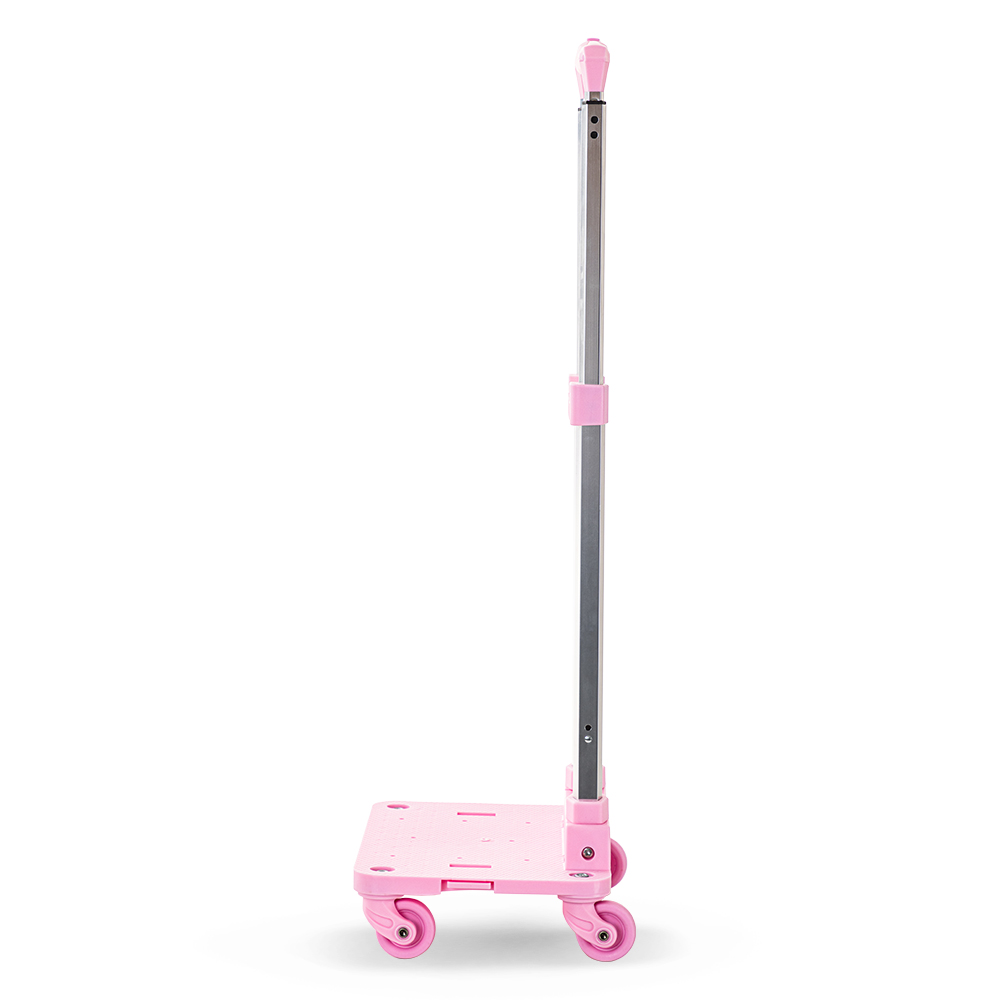 Eazy Kids – 4 Wheel School Bag – Trolley – Pink