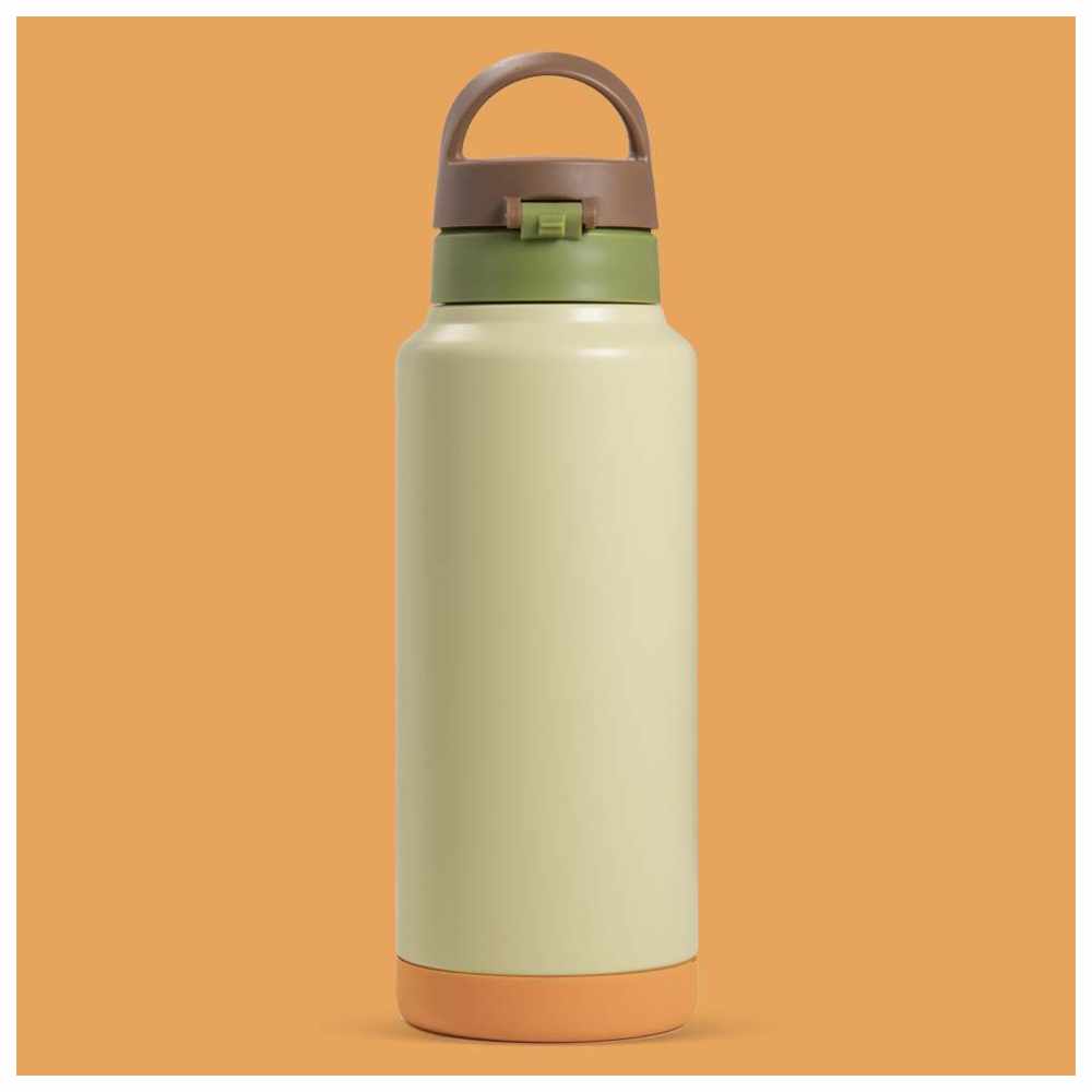 Eazy Kids – Vacuum Insulated Water Bottle w/ Lunch Bag – Refresh – 950ml Green