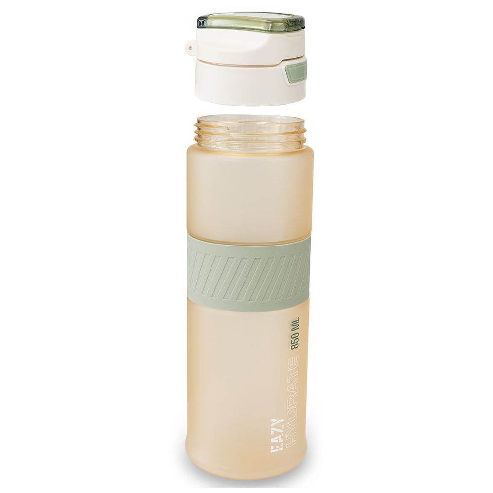 Eazy Kids Personalized Tritan Water Bottle 850ml with Spout Lid & Handle – Ivory