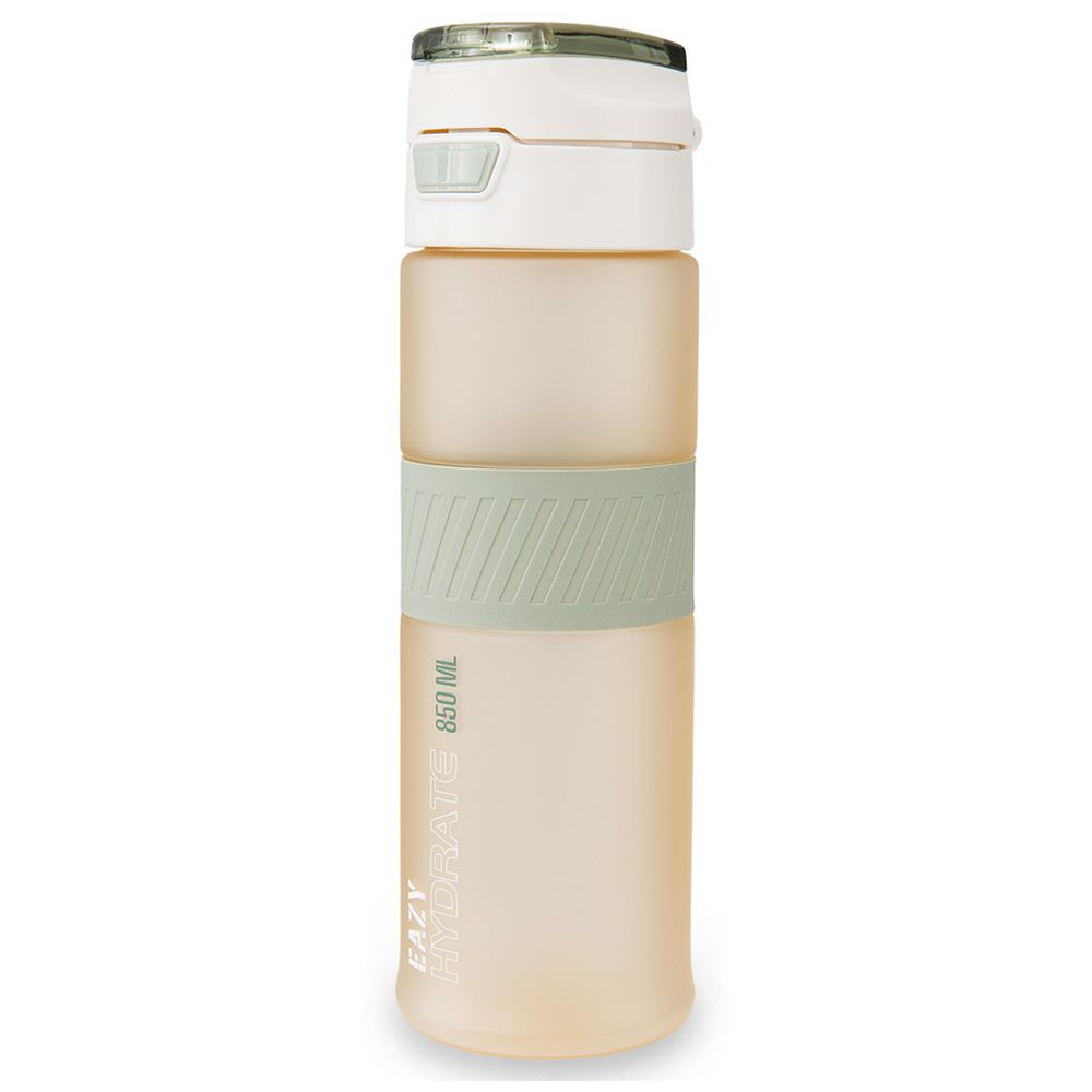 Eazy Kids Personalized Tritan Water Bottle 850ml with Spout Lid & Handle – Ivory