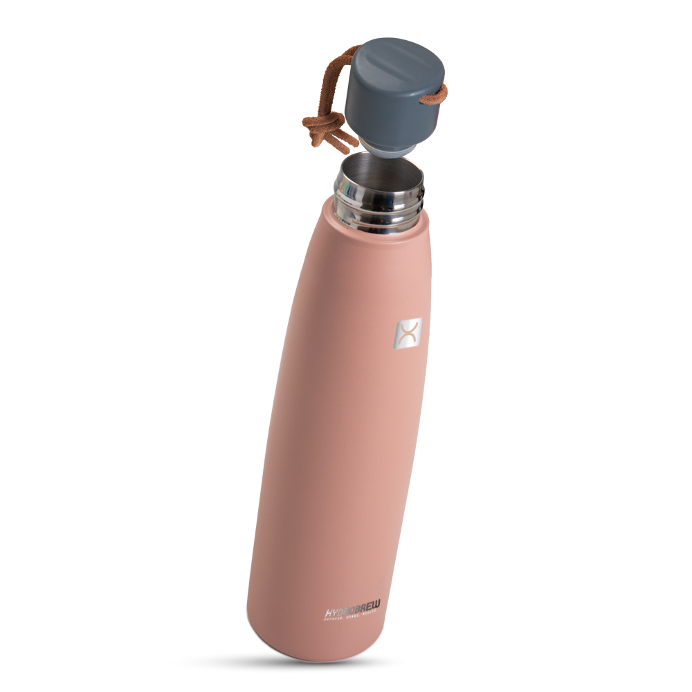 Hydrobrew – Vacuum Insulated Water Bottle – 500ml – Pink