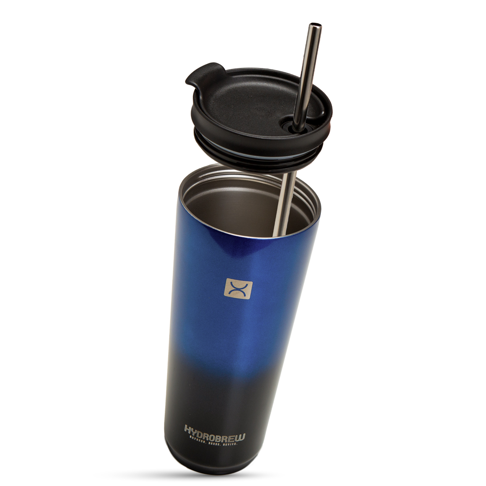 Hydrobrew – Vacuum Insulated Quencher Mug, 700ml – Blue