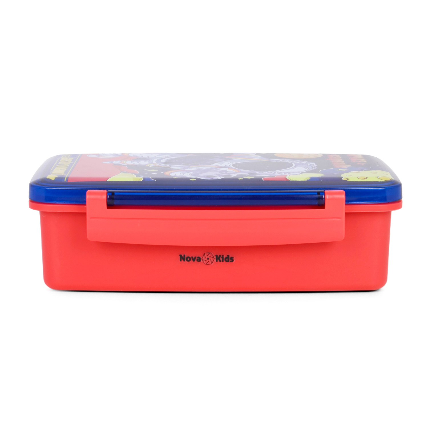 Nova Kids - Bento Lunch Box with Spoon & Fork - Astronaut Blue