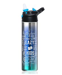 Eazy kids - Double wall Stainless Steel Water Bottle - Blue (530ml)
