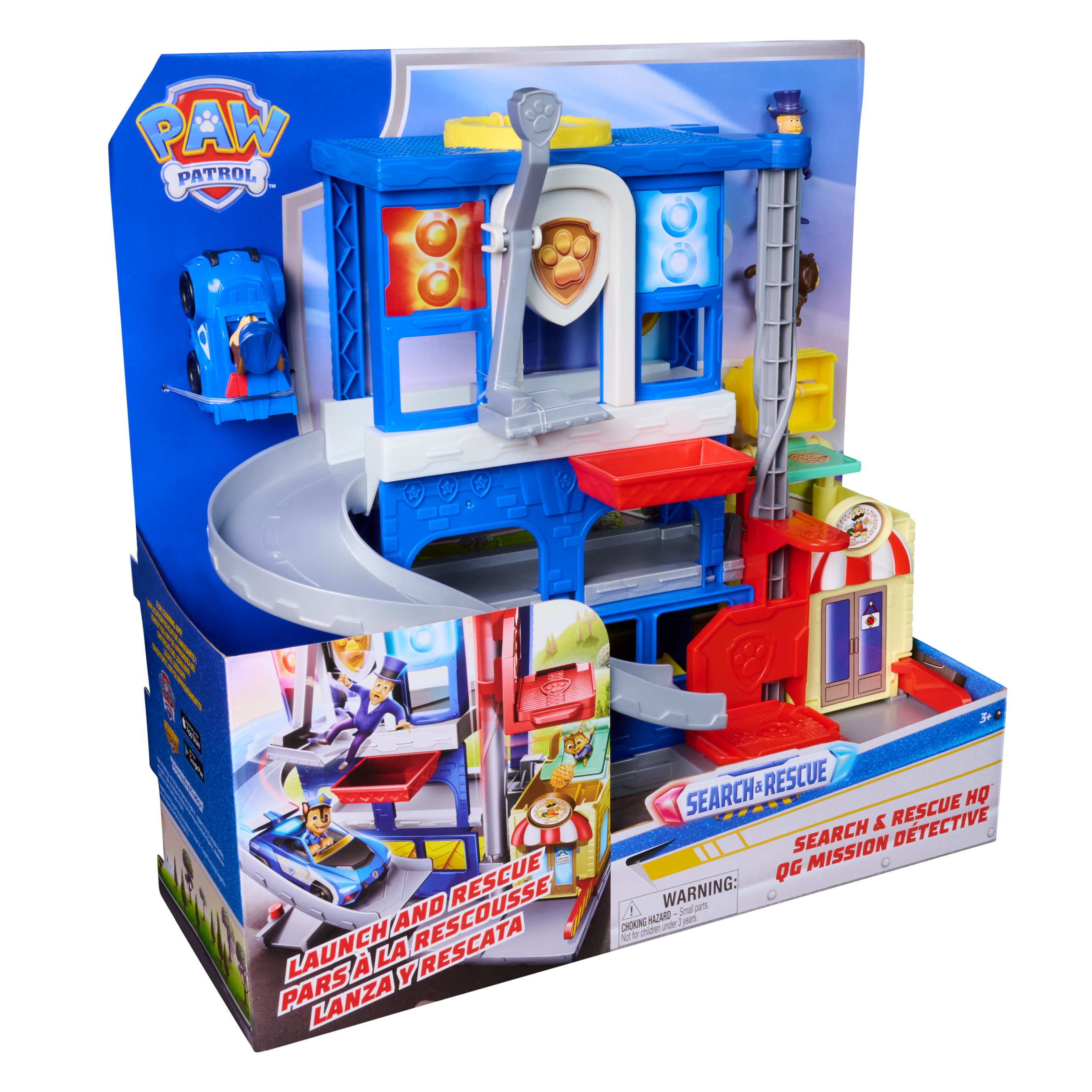 Paw Patrol - Nick Paw Patrol - Paw Patrol Search & Rescue HQ QG Mission Detective Playset
