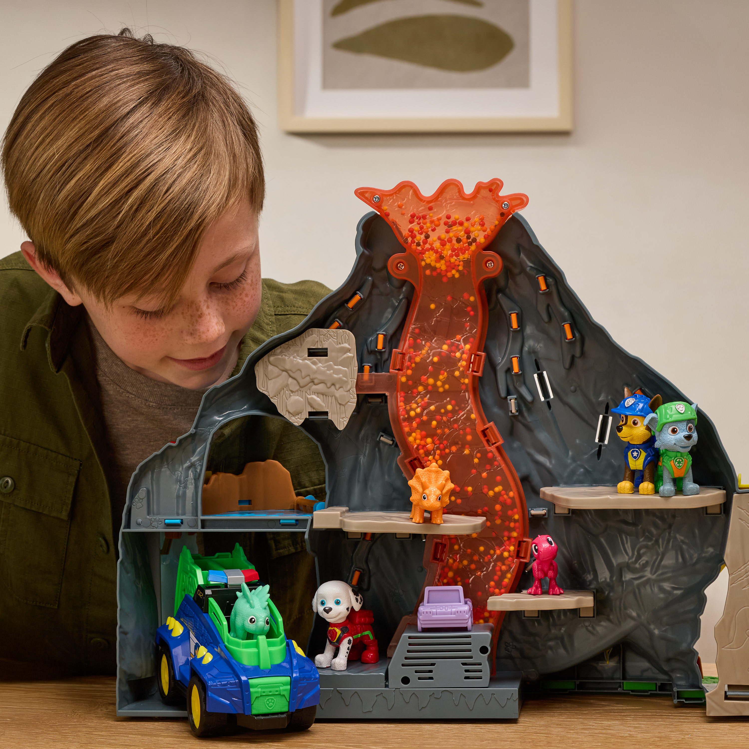 Paw Patrol – Nick Paw Patrol – Paw Patrol Movie3 Dino Super Lava Blast Playset