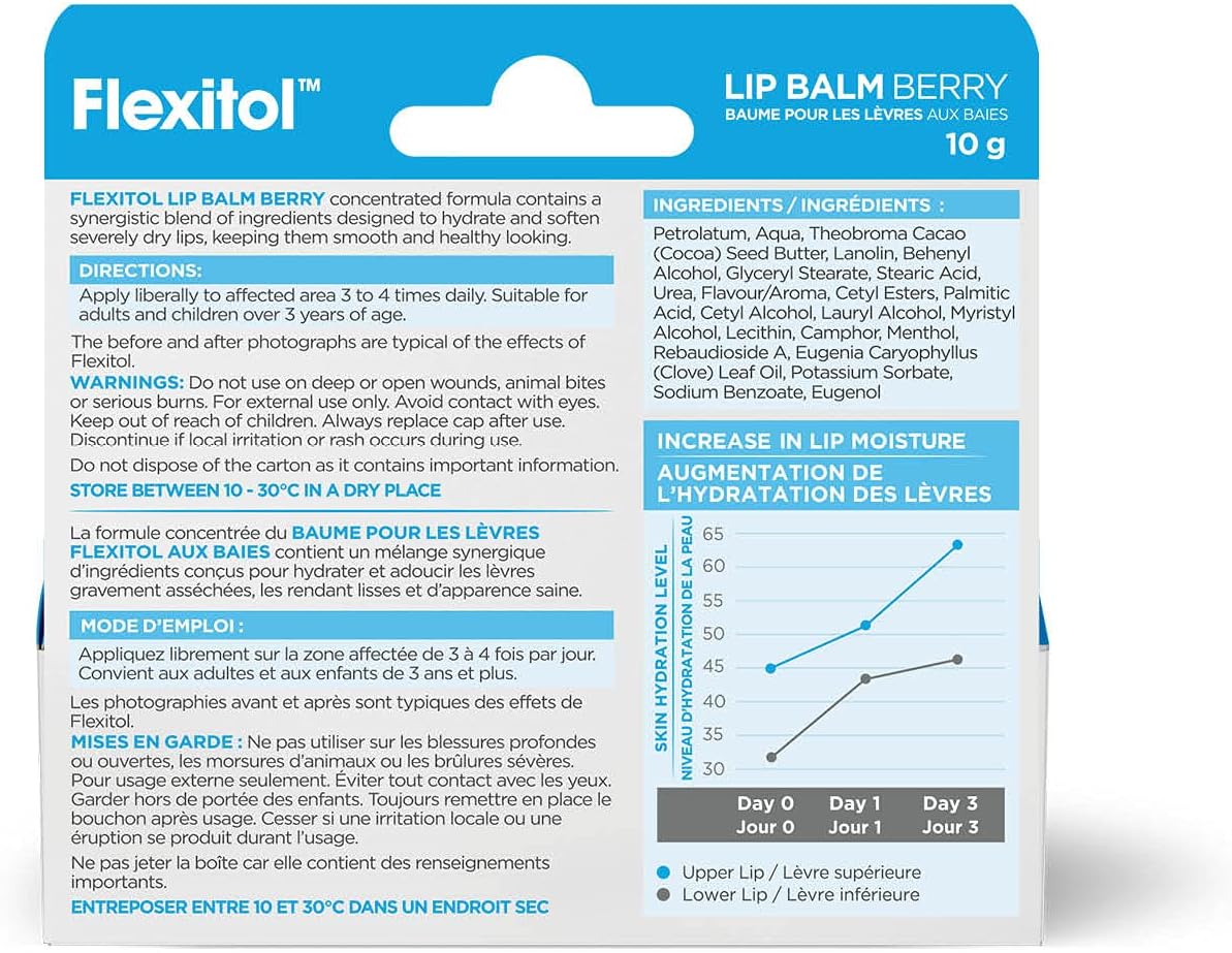 Flexitol - Lip balm 10g - Berry