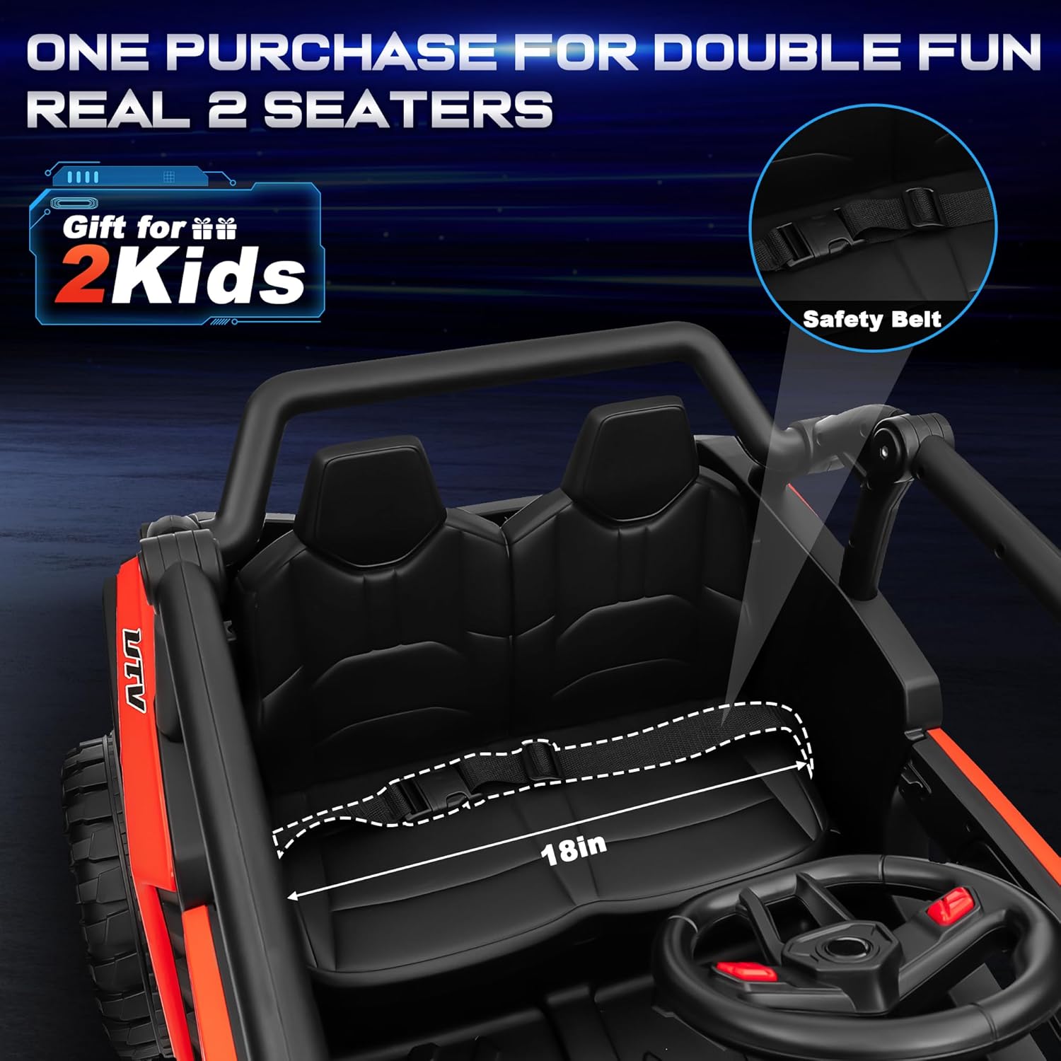 Megastar – Megastar Electric Rideon Kids Utv Sandviper Suv Jeep 12 V