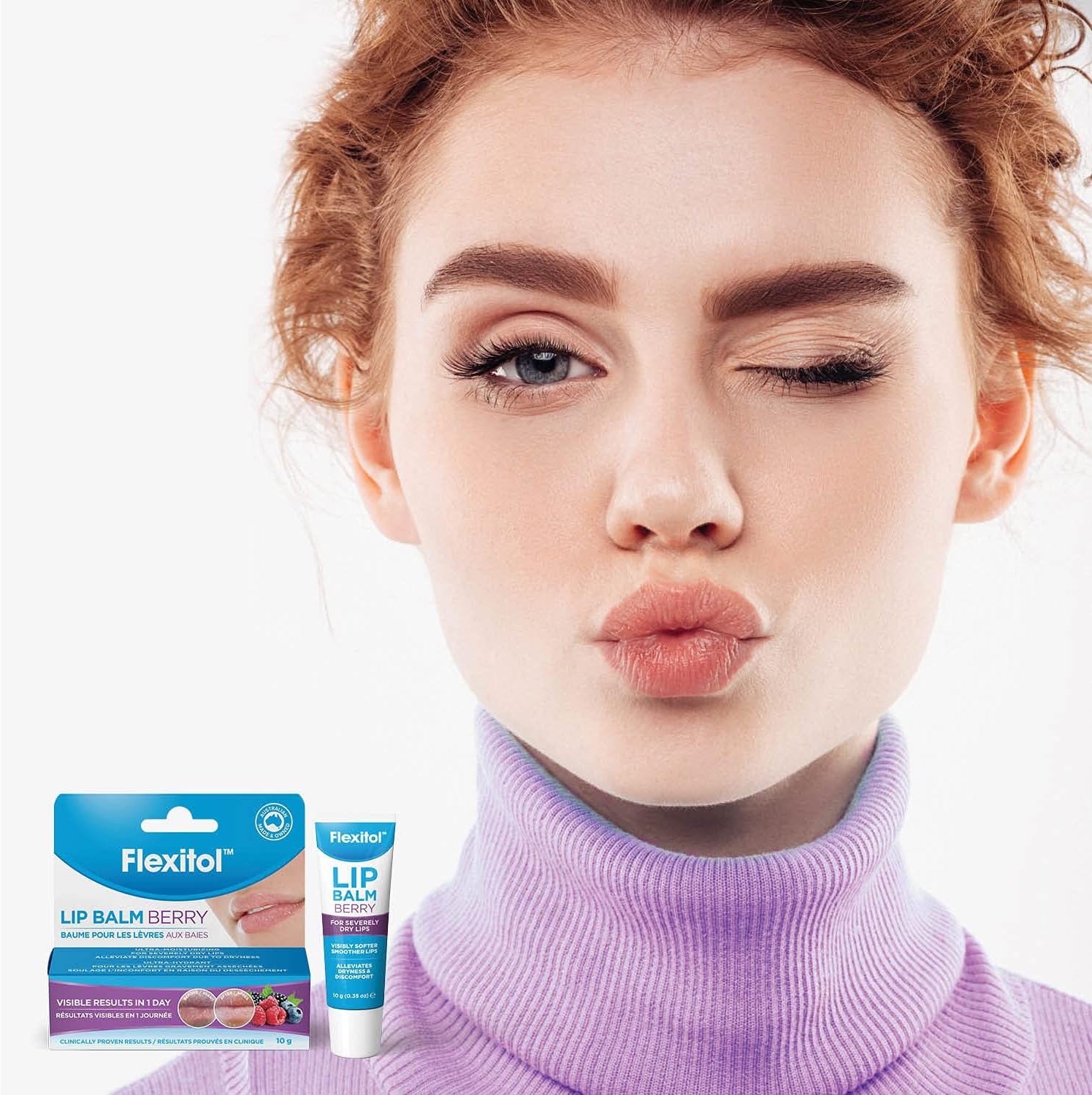 Flexitol – Lip balm 10g – Berry