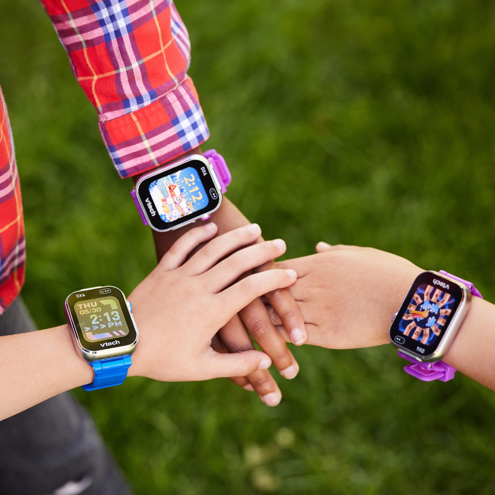 VTech – KidiZoom Smartwatch DX4 Pink – Camera & Games, Video Recorder, Voice Changer