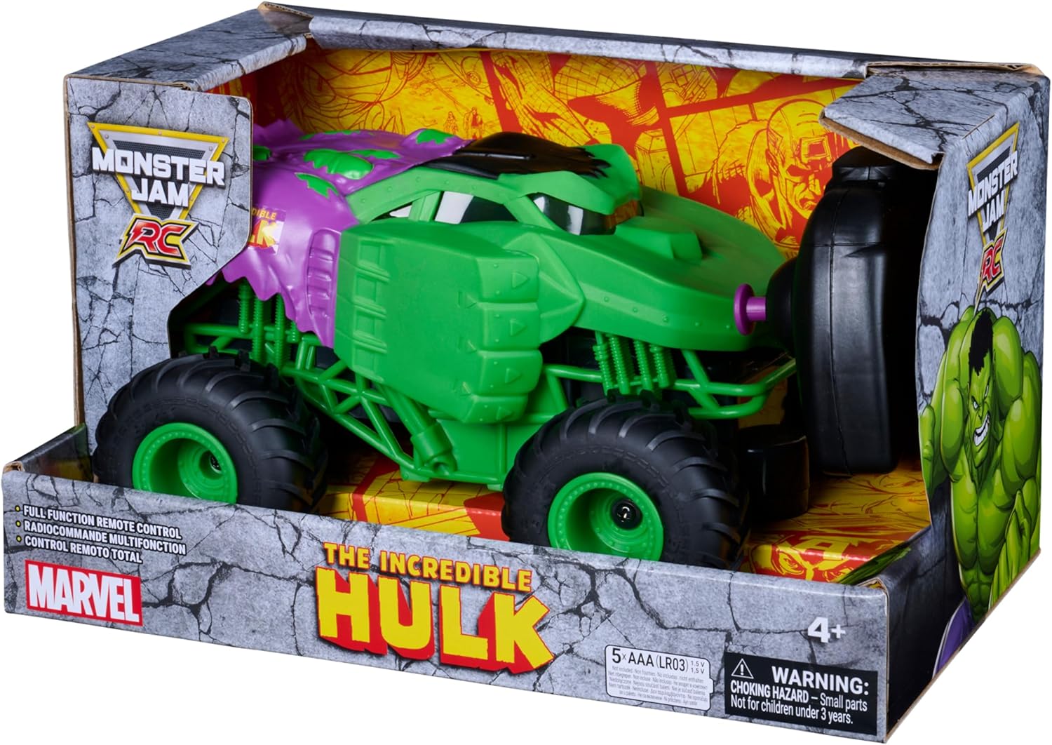 Monster Jam – Feld Ent. Monster Jam – Monster Jam RC 1:24 Marvel Hulk