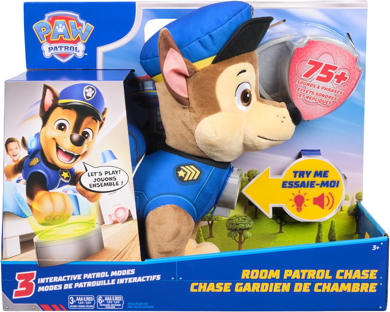 Paw Patrol - Nick Paw Patrol - Paw Patrol Plush Interactive Chase